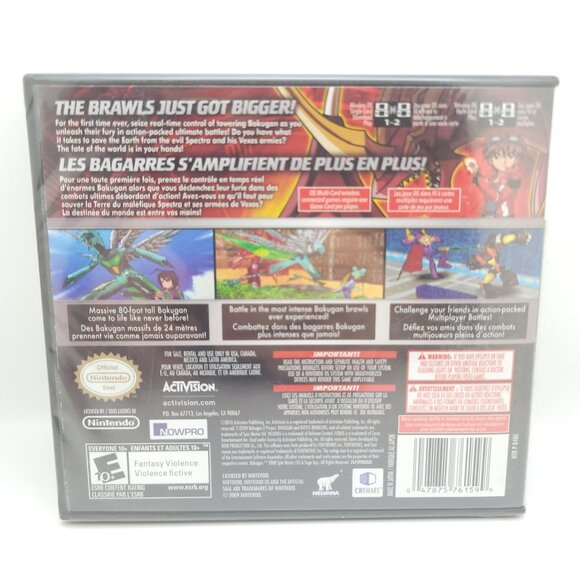 Activision Bakugan Defenders of the Core Nintendo DS Standard Edition New Sealed - Picture 7 of 8